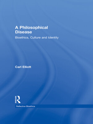 cover image of A Philosophical Disease